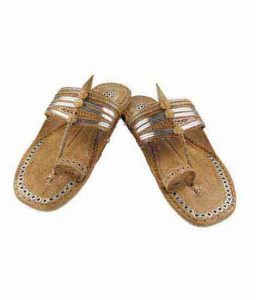 Appealing Artist’S Tan Color Kolhapuri Chappal For Men