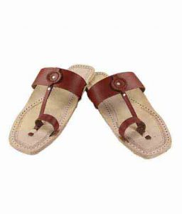 Wonderful Brow Belt Kolhapuri Chappal For Men