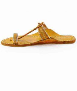 Awesome Designer’S Yellow Kolhapuri For Women