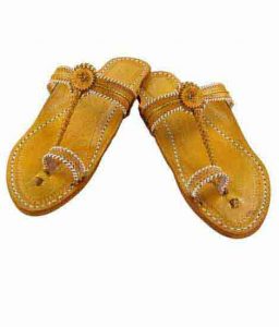 Awesome Designer’S Yellow Kolhapuri For Women