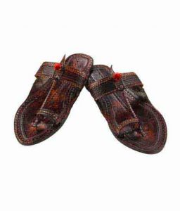 Breathtaking Authentic Dark Brown Kolhapuri For Women