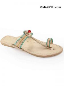 Remarkable Designer’S Natural Kolhapuri For Women