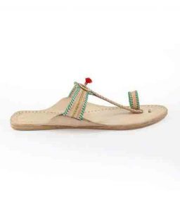 Remarkable Designer’S Natural Kolhapuri For Women