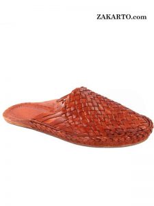 Splendid Tan Color Kolhapuri Half Shoe