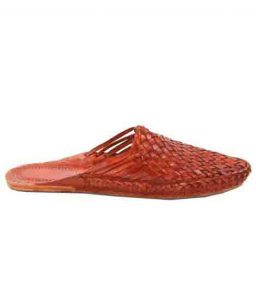 Splendid Tan Color Kolhapuri Half Shoe