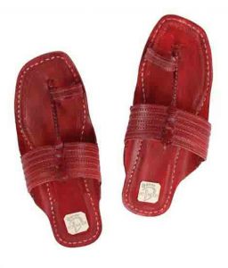 Extraordinary Cherry Red Men Chappal