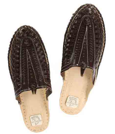 Extraordinary Dark Brown Designer’S Kolhapuri Shoe