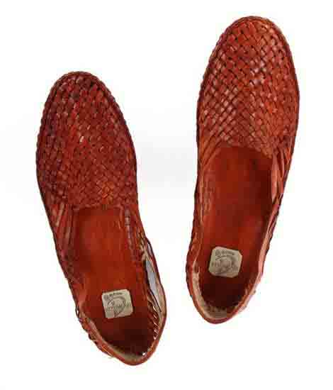 Noble Looking Tan Color Chatai Patta Kolhapuri Shoe For Men