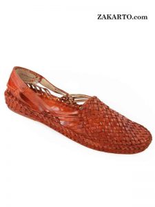 Noble Looking Tan Color Chatai Patta Kolhapuri Shoe For Men