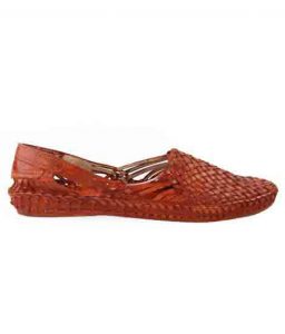 Noble Looking Tan Color Chatai Patta Kolhapuri Shoe For Men