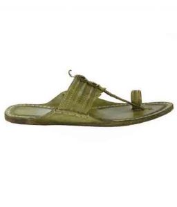 Fine-Looking Seaweed Kolhapuri Chappal For Men