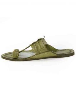 Fine-Looking Seaweed Kolhapuri Chappal For Men