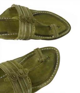 Fine-Looking Seaweed Kolhapuri Chappal For Men