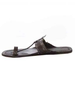 Impressive Dark Brown Women Kolhapuri Chappal