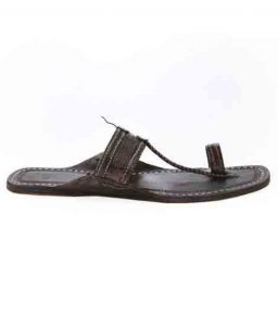 Impressive Dark Brown Women Kolhapuri Chappal