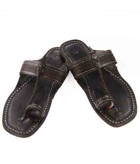 Impressive Dark Brown Women Kolhapuri Chappal