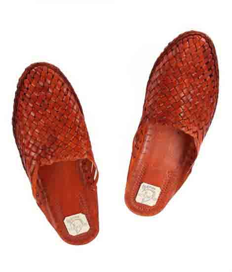 Splendid Tan Color Half Kolhapuri Ladies Shoe