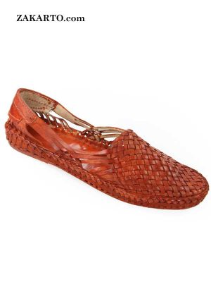 Remarkable Tan Color Ladies Kolhapuri Shoe