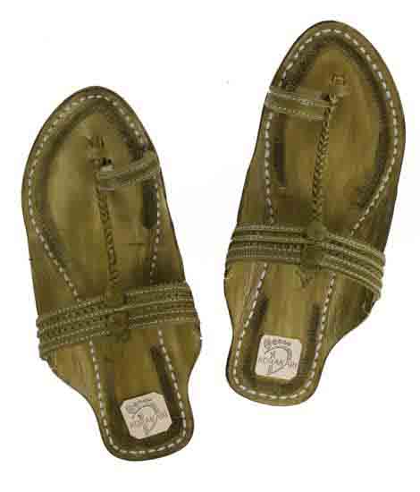 Lovely Seaweed Kolhapuri Chappal For Women