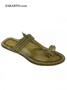 Lovely Seaweed Kolhapuri Chappal For Women