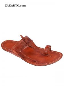 Extraordinary Tan Kapshi Kolhapuri Chappal For Men