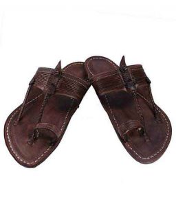 Gorgeous Brown Kapshi Men Kolhapuri Chappal