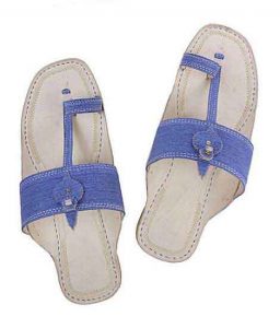 Extraordinary Denim Light Blue Men Chappal