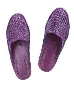 Lovely Purple Half Shoe For Men