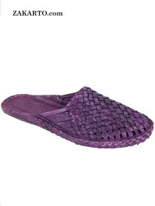 Lovely Purple Half Shoe For Men