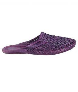 Lovely Purple Half Shoe For Men