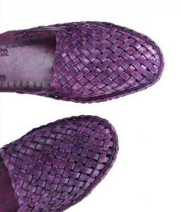 Lovely Purple Half Shoe For Men