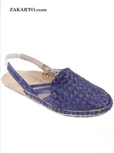 Lovely Dark Blue Back Strip Half Shoe For Men