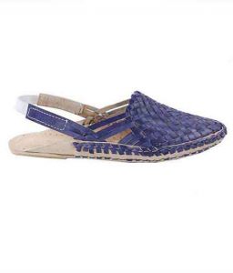 Lovely Dark Blue Back Strip Half Shoe For Men