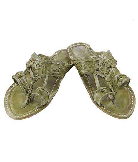 Old-Style Good-Looking Seaweed Kolhapuri Chappal For Men