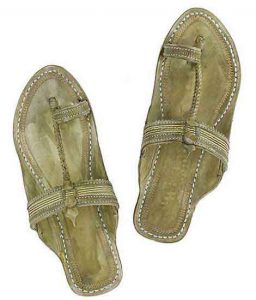 Amazing Seaweed Straight Upper Kolhapuri Chappal For Men