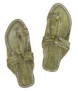 Old-Fashioned Kurundwadi Style Seaweed Kolhapuri Chappal For Men