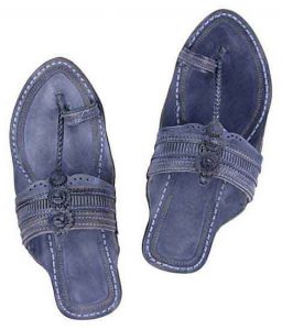 All Time Favorite Grey Kolhapuri Chappal For Men