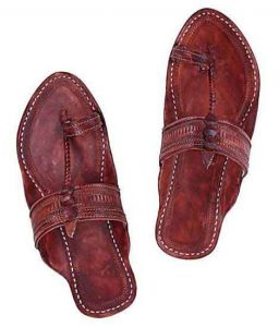 Genuine Good Looking Red Brown Kolhapuri Chappal For Men