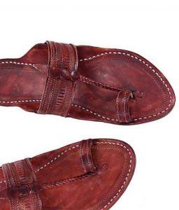 Genuine Good Looking Red Brown Kolhapuri Chappal For Men