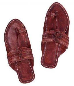 All Time Preferred Red Brown Kolhapuri Chappal For Men