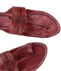 All Time Preferred Red Brown Kolhapuri Chappal For Men