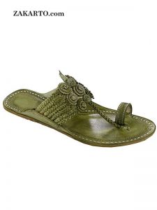 Breathtaking Seven Braids Seaweed Kolhapuri Chappal For Men