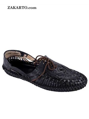 Astonishing Black Designers’ Kolhapuri Shoe For Men