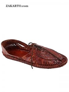 Astonishing Red Brown Designers’ Kolhapuri Shoe For Men