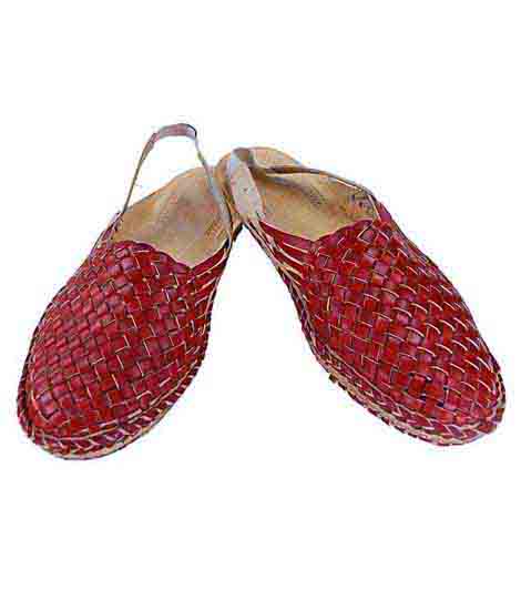 Noticeable Mat Design Rubin Half Kolhapuri Shoe For Women