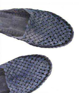 Stunning Look Grey Half Kolahpuri Shoe For Women