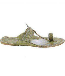 Wonderful Seaweed Fine Braids Straight Upper Kolhapuri Chappal For Women