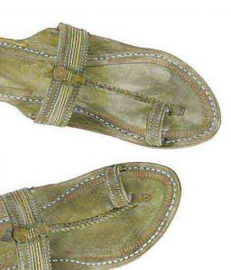 Wonderful Seaweed Fine Braids Straight Upper Kolhapuri Chappal For Women