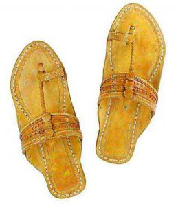 Handsome Yellow Ladies Kolhapuri Chappal