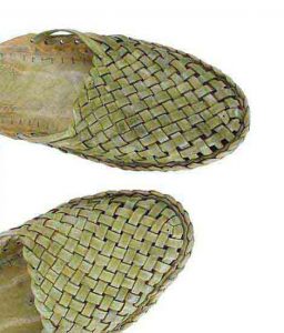Lovely Looking Seaweed Flat Heel Half Kolahpuri Shoe For Women